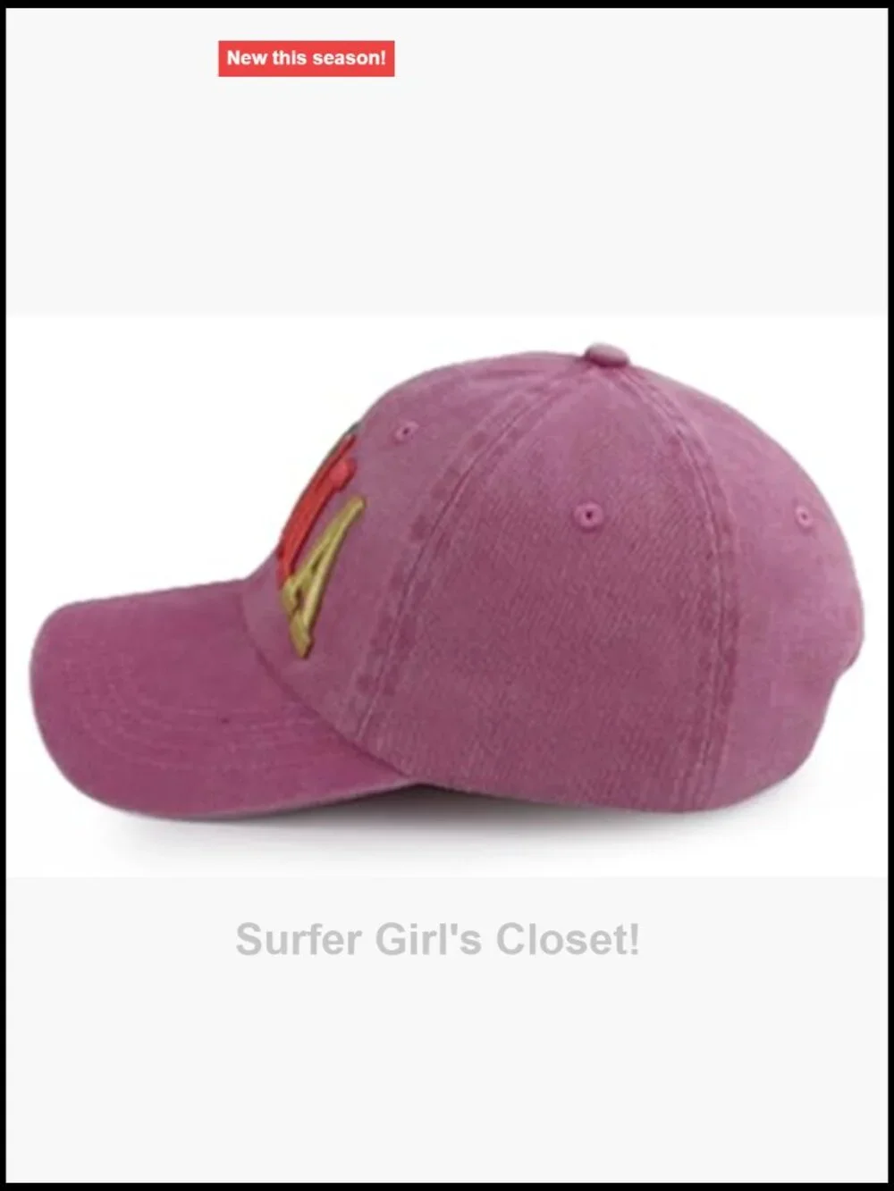 Matching Mommy and Me Baseball Caps, Cotton Adjustable Fun Hats